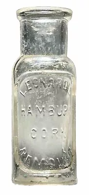 Rare Leonard's Hamburg Corn Remover 1880s Chicago Illinois Pat Med Bottle 2 Inch • $29