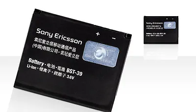 $14.45 • Buy Sony Ericsson Battery OEM W518 W518a BST-39 920 MAh 3.6V Genuine W 518