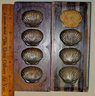 Vintage Metal Mold Shells 6  X 3  • $9.99