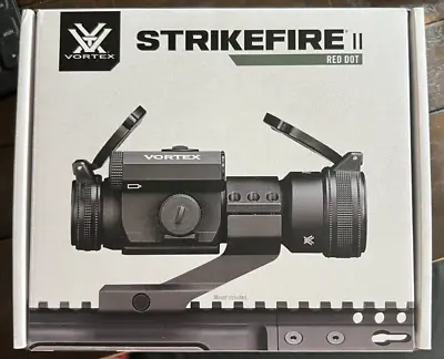 Vortex Strikefire II 1x30mm 4 MOA Red Dot Sight Black SF-RG-504 NEW SEALED • $189.95