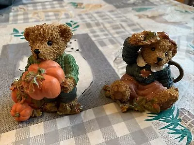 Home Interiors Vintage Bear In Pumpkin Patch/Thank You Bear 1999 KK • $8