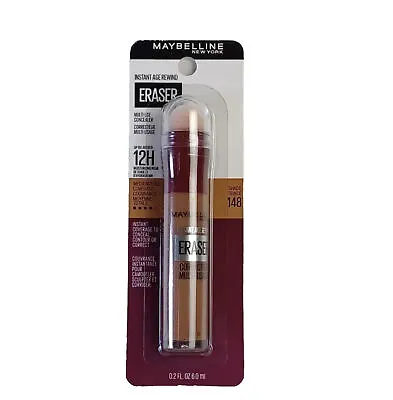 Maybelline Instant Age Rewind Eraser Multi-Use Concealer 148 Hazelnut 0.2 FL OZ • $8.95