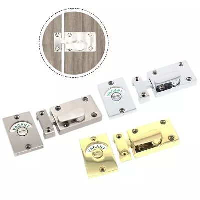 Brass Bathroom Door Lock LED Indicator Vacant And Engaged Stable And Reliable • $24.43