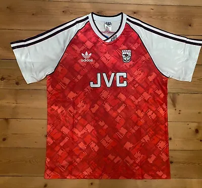 £34 • Buy Arsenal 1991 Home Shirt Extra Large Adams Merson Parlour Wright