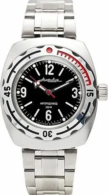Vostok 090660 Amphibia Watch Diver 1967 Design Self-Winding USA STOCK • $108.95
