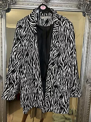 Asos Zebra Print Blazer Size 6 • £25