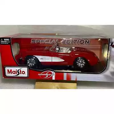 1957 Chevrolet Corvette Convertible Special Edition By Maisto Diecast  1/18 • $29