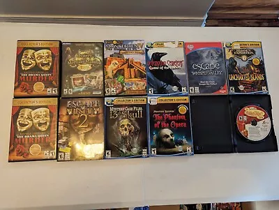 Mystery PC Game Lot Of 11 Games • $55