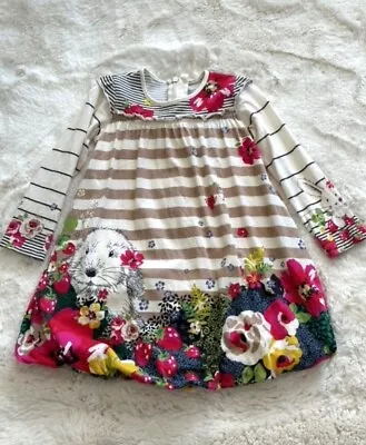 Catimini Spring BUNNY Bubble Dress Girls 2T • $19.95