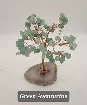 $18.99 • Buy Natural Crystal Stone Money Tree Healing Gemstone Decor Rose Amethyst Aventurine