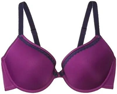 Panache Cleo Jude Purple & Blue Underwired Moulded T-Shirt And Seamless Bra • £19.99