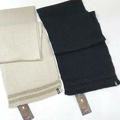 Levi's Womens Knit Scarf Oatmeal Black Glitter Trim OS PICK COLOR • $10