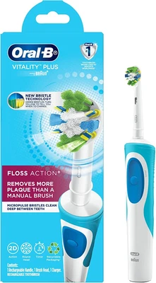 $27.99 • Buy Oral-B Vitality Plus Floss Action Rechargeable Electric Toothbrush | NEW AU