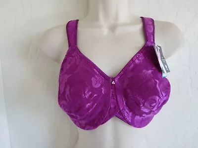 Wacoal 34 Ddd #85567 Awareness Full Figure Seamless U/wire Bra Hollyhock Nwt • $44.10