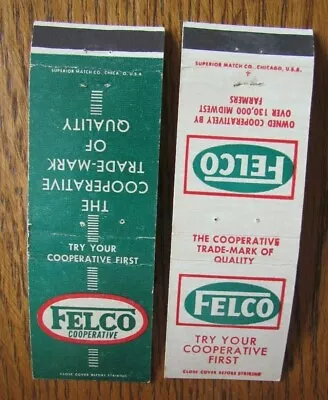 £9.55 • Buy Farm Related: Felco Farmers Co-op (albert City, Iowa) 2 Matchbook Matchcovers F8