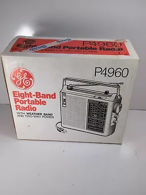 Vintage General Electric Radio Model P4960 New Open Box • $200