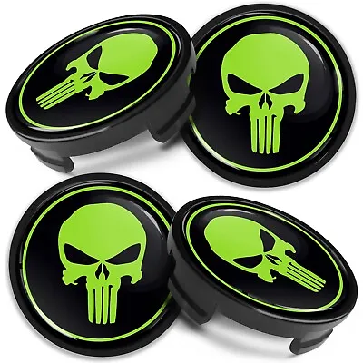 £17.99 • Buy Compatible With Ford Wheel Center Caps Alloy Hub Centre Badge 54mm Skull Green