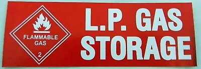 LP Gas Storage Sticker LPG Caravan Camper RV Motorhome JAYCO ACCESSORIES PARTS • $7.69