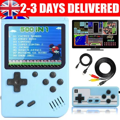 500+ Classic Games Handheld Retro Video FC Game Console Player For Kids Adults • £12.89