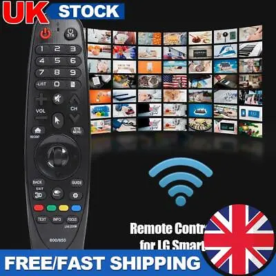 Remote Control Replacement W/ USB Receiver For LG Magic Remote AN-MR600 AN-MR650 • £14.79