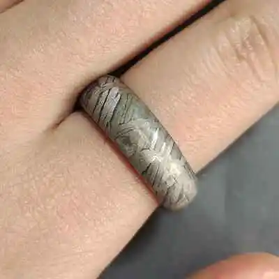 Muonionalusta Meteorite Ring Meteor Wedding Ring (You Need A Model After Buying) • $57.20