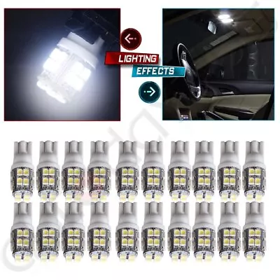 20x T10 W5W 2825 192 White 20SMD LED Instrument Cluster Dashboard Lights Bulb • $13.59