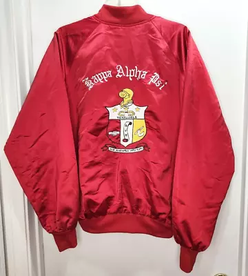 Vintage Alpha Kappa Psi Fraternity Satin Jacket • $25