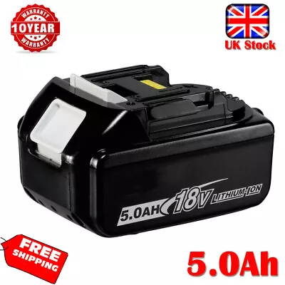 18V For Makita BL1850 18 Volt 5Ah LXT Li-Ion Cordless Battery BL1860 BL1830  NEW • £22.49