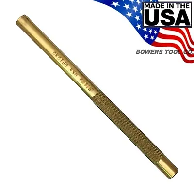 Wilde Solid Brass Drift Pin Punch 3/8  X 6  Made In USA BP1232 • $18.39