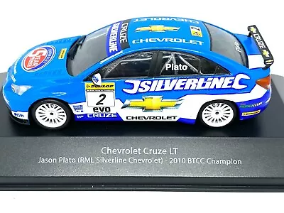 1:43 Scale Atlas Editions BTCC Touring Car Chevrolet Cruze LT - J Plato 2010 Car • £7.19