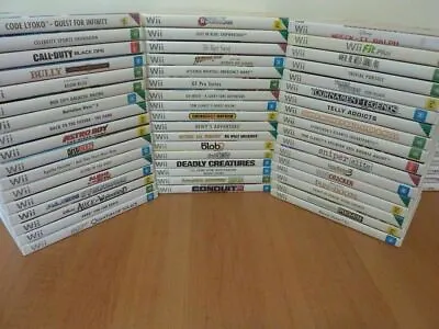 Various Nintendo Wii Games  • $6