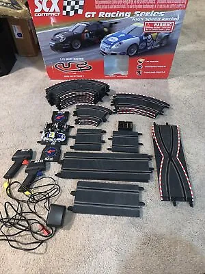 WORKS 100% COMPLETE SCX Compact GT Racing Series High Speed Racing Car Set 1:43 • $69
