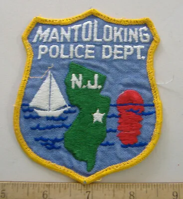 Mantoloking. New Jersey   Police Fabric Patch • $7.95