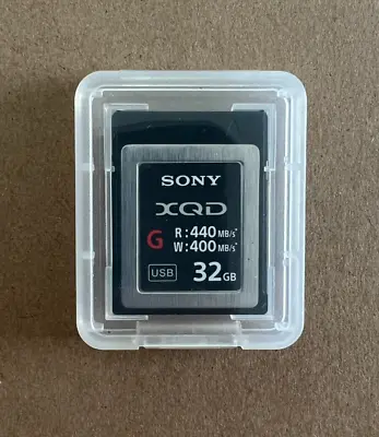$159 • Buy Sony 32GB XQD G-Series Memory Card QD-G32E Read : 440MB/s Write 400MB/s 4K AU