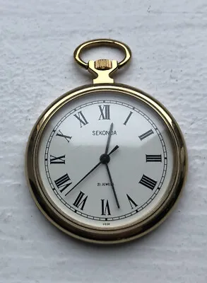 £18 • Buy Vintage Sekonda 21 Jewel Mechanical Small Pocket Watch