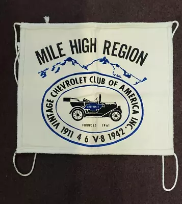 Vintage  Chevrolet Club Of America Mile High Region Banner • $79.99