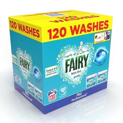 Fairy Non-bio Pods Washing Detergent Tablets Capsules Pod 120 Pod • £45