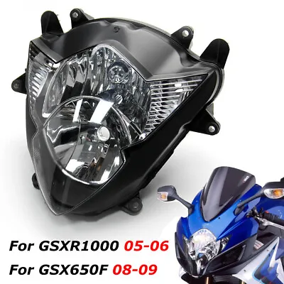 Headlight Headlamp Assembly For Suzuki 2005 2006 GSXR1000 GSX-R 1000 K5 K6 05-06 • $70.49