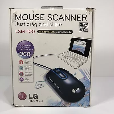 LG Smart Mouse Scanner USB Model LSM-100 Windows/Mac Compatible Used Once! • $14.99