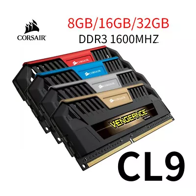 Corsair Vengeance Pro 32GB 16GB 8GB 4GB DDR3 1600MHz CL9 PC Memory SDRAM LOT UK • £47.99