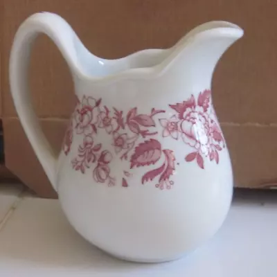 Vintage Large Jackson Vitrified China Floral Design Creamer 4 1/2  • $19