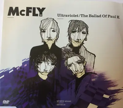 MCFLY Ultraviolet / The Ballad Of Paul K  4 TRACK DVD + POSTER • £1.99