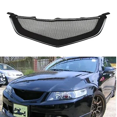 Front Bumper Grille Mesh For Honda Accord CL7 Euro R Acura TSX 03-05 Fiberglass • $202.95