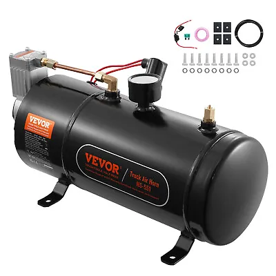 VEVOR 12V 3L Tank Air Compressor Tyre Inflator Pump For Horn Vehicle Tire 150PSI • $107.99