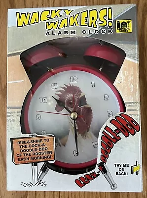 WACKY WAKERS ROOSTER ALARM CLOCK Barn Yard Series Feldstein Rise & Shine Chicken • $23.99