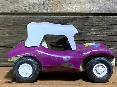 1970s Tiny Tonka Purple Flower Power Dune Buggy Pressed Steel • $8.99