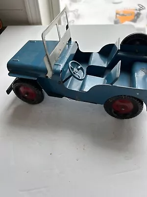 1940's Marx Pressed Steel Willys Jeep - Original - Some Minor Wear • $124.95