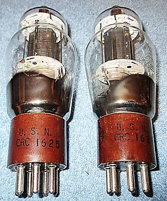 2 RCA USN CRC 1625 Aka VT-136 Vacuum Tubes For ARC5 TCS ART-13 DX-100 Radios • $39.95