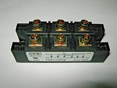 International Rectifier 3 Phase Bridge 70MT120KB 70A 1200V New • $91.58