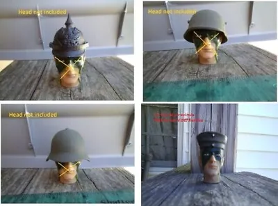 A 1/6 Scale WWI WWII Helmets Compatible W/ Dragon & Other 12 Inch Action Figures • $12.50